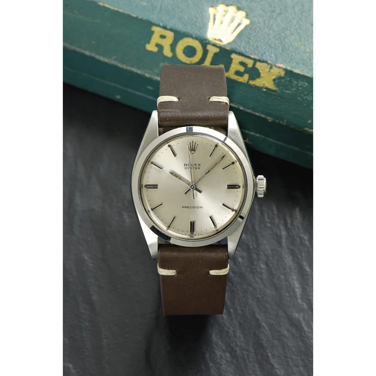 Rolex Oyster Precision 6426 34mm Stainless steel Silver