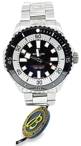 Breitling Superocean A17378211B1A1 46mm Stainless steel Black