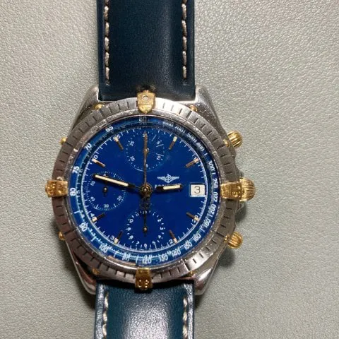 Breitling Chronomat B13050.1 39mm Gold/steel Blue