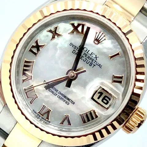 Rolex Lady-Datejust 179171 26mm Yellow gold and Stainless steel White