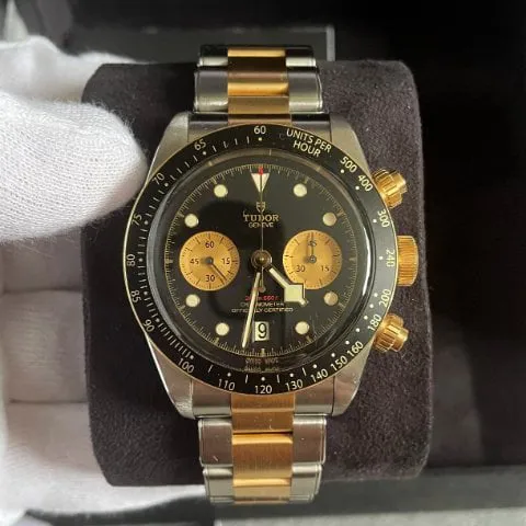 Tudor Black Bay Chrono S&G M79363N-0001 41mm Yellow gold and Stainless steel Black