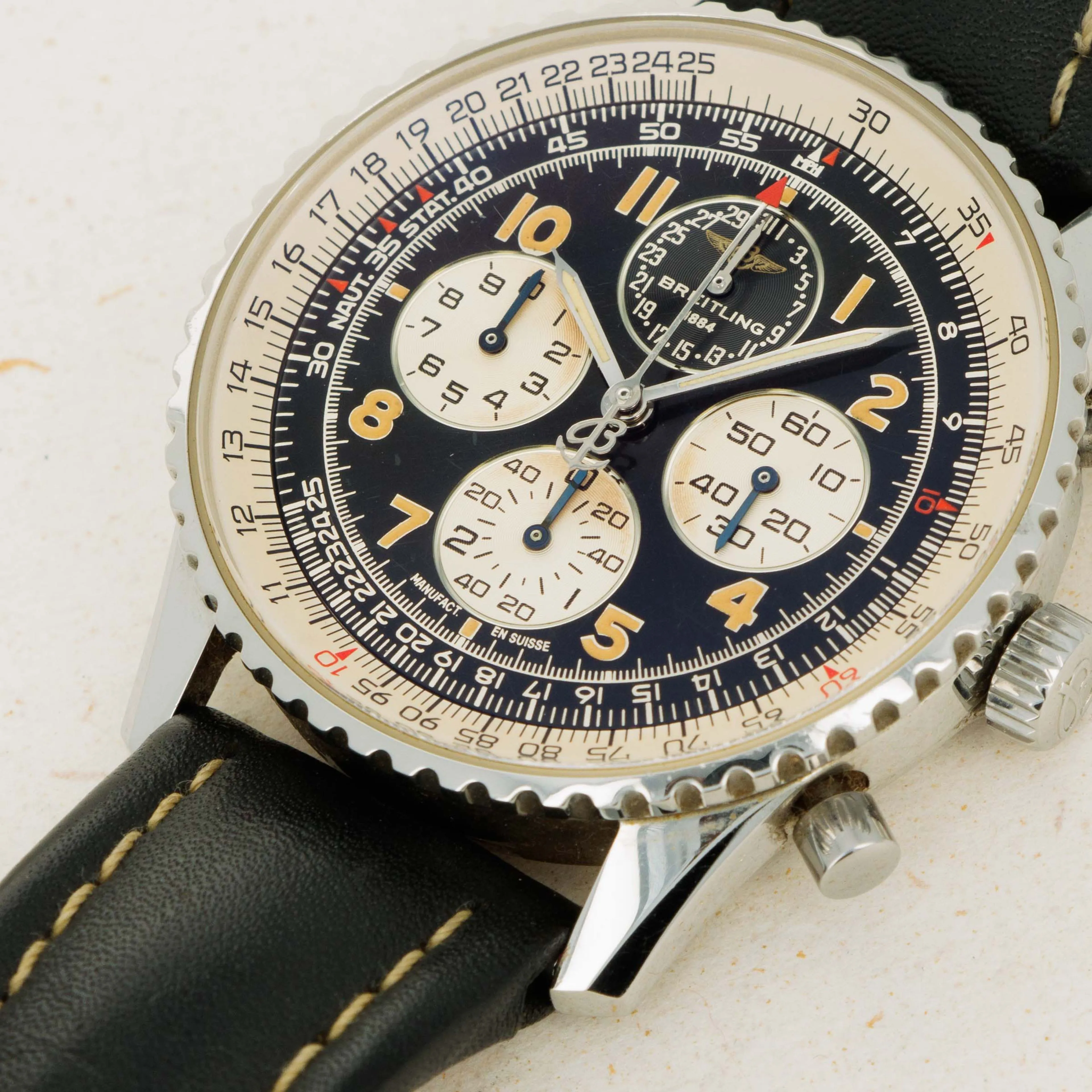 Breitling Navitimer A33030 38mm Stainless steel Black 2