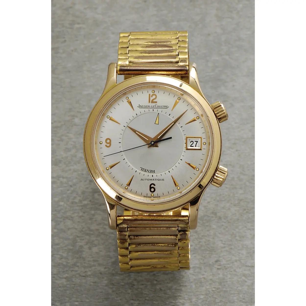 Jaeger-LeCoultre Reveil 141.2.97 39mm Rose gold Silver