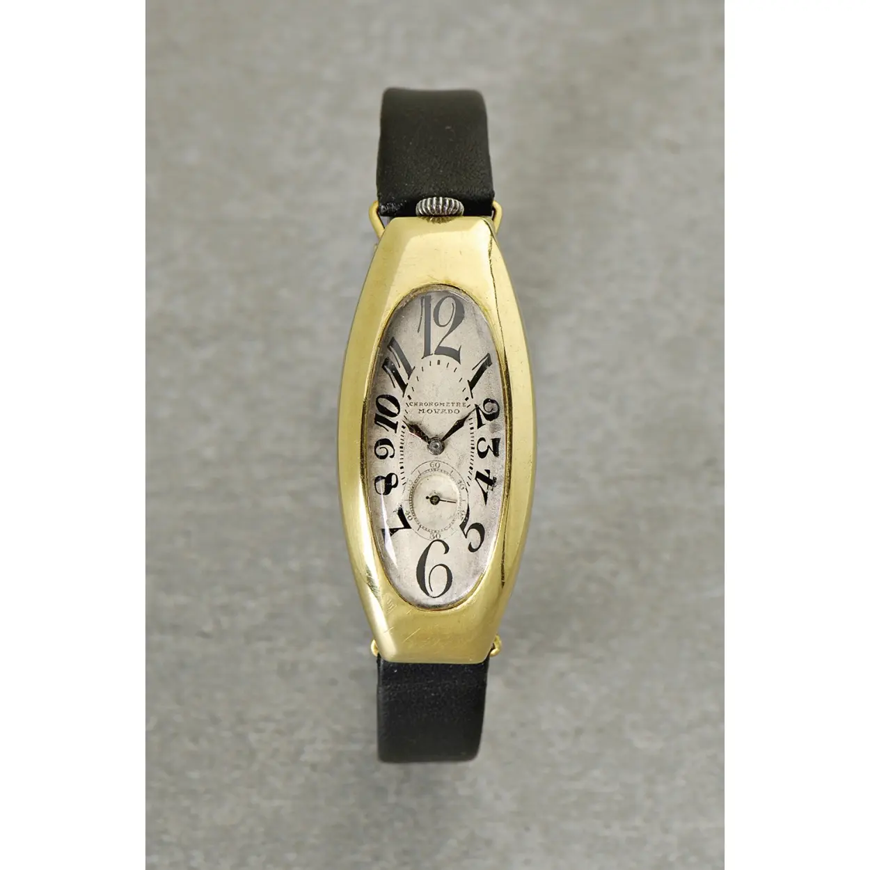 Movado Polyplan 19mm Yellow gold Silver