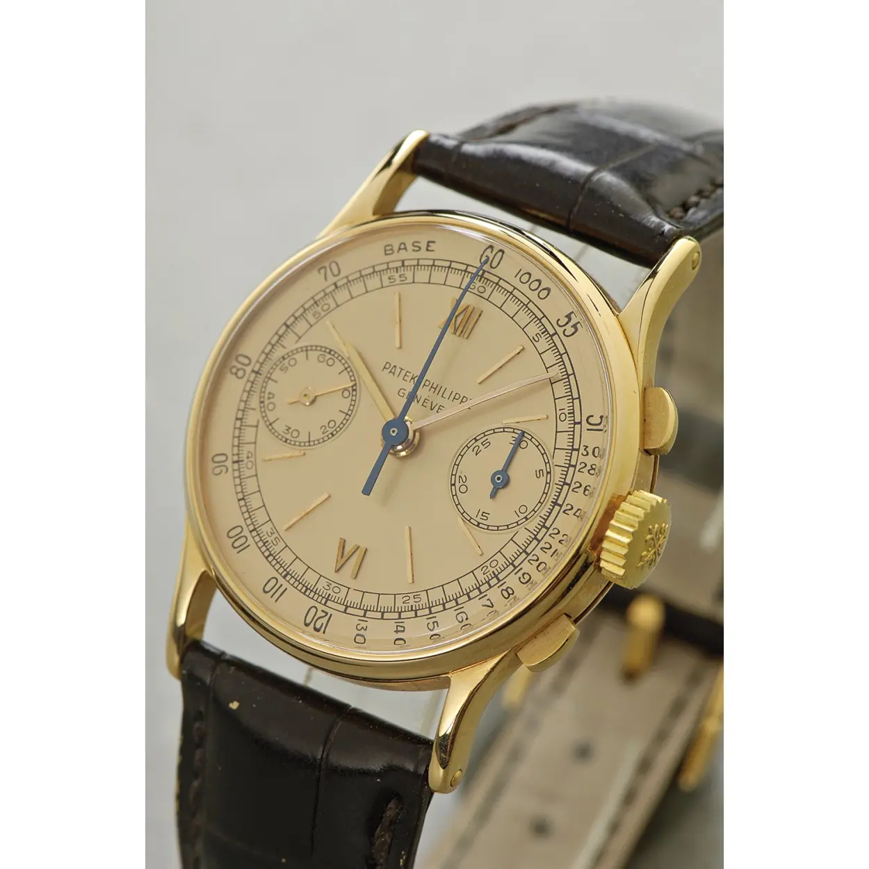 Patek Philippe Chronograph 130 33mm Rose gold Gilt