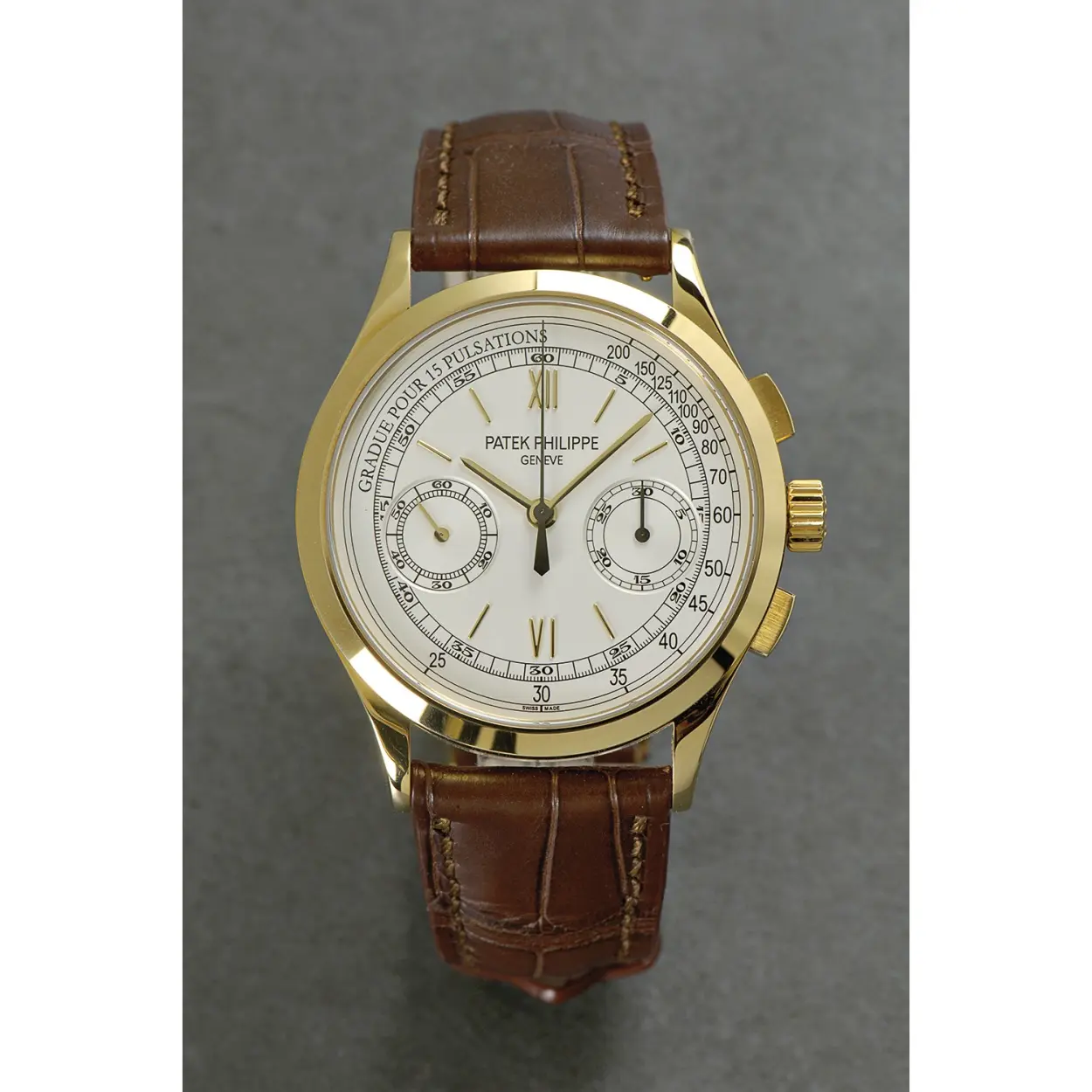 Patek Philippe Chronograph 5170J-001 39mm Yellow gold Silver