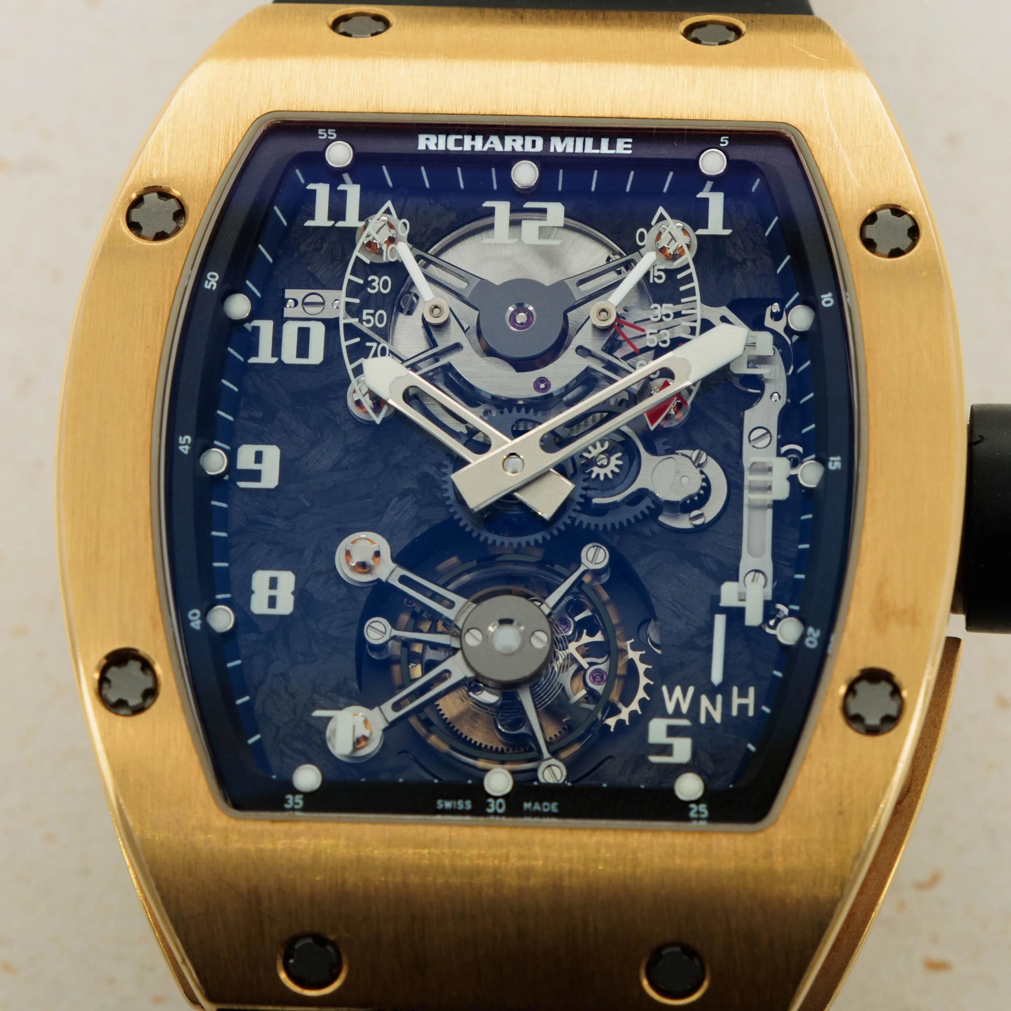 Richard Mille RM 002 RM002-V2 AH/PG 45mm Rose gold Black 10