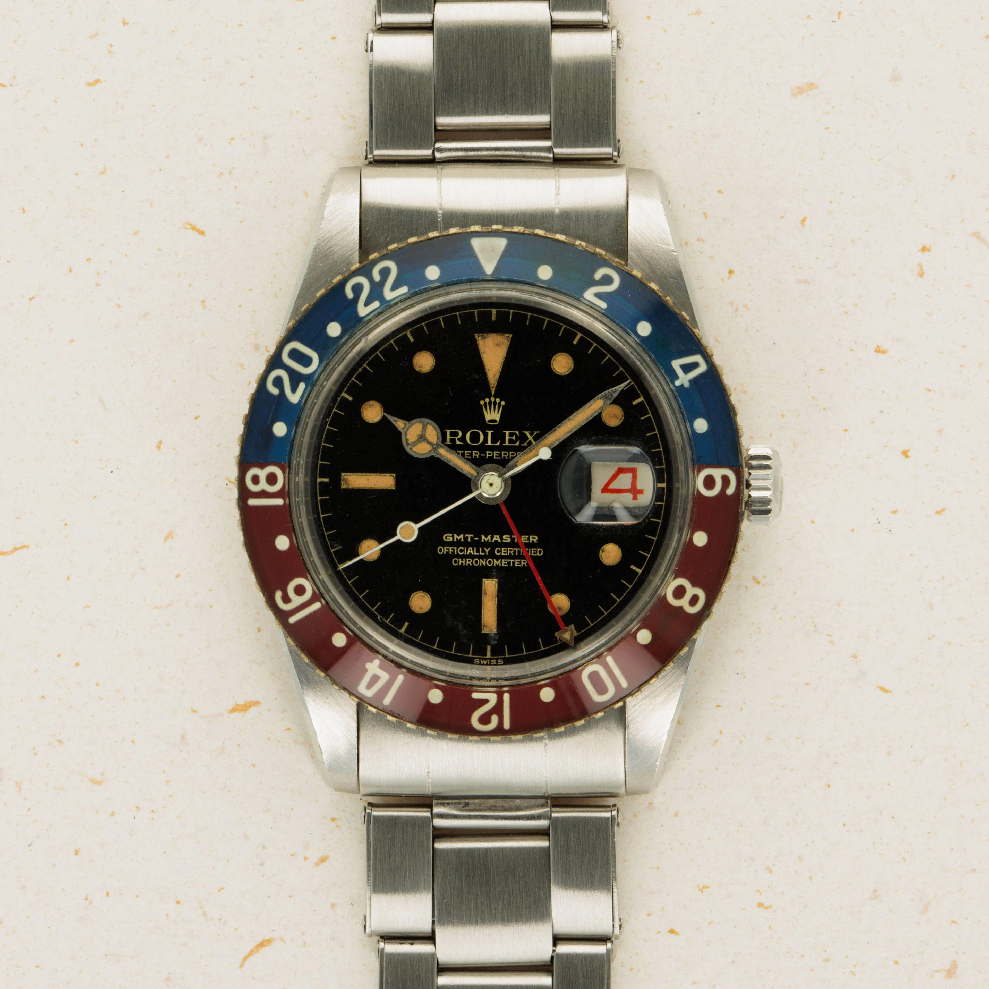 Rolex GMT-Master 6542 38mm Stainless steel Black