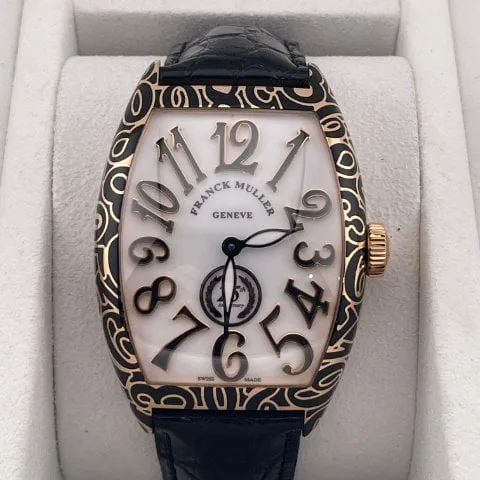 Franck Muller Cintree Curvex 8880 Rose gold Silver