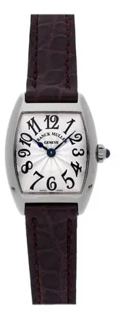 Franck Muller Cintree Curvex 2251QZ 21mm White gold Silver