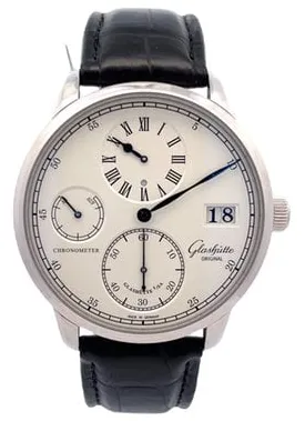 Glashütte Senator 1-58-04-04-04-04 42mm White gold Silver