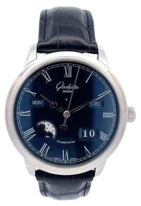 Glashütte Senator 100-02-07-12-30 42mm Stainless steel Blue