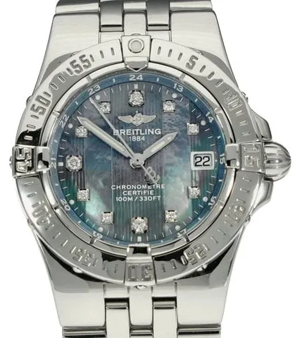 Breitling Galactic A71340 30mm Stainless steel Mother-of-pearl