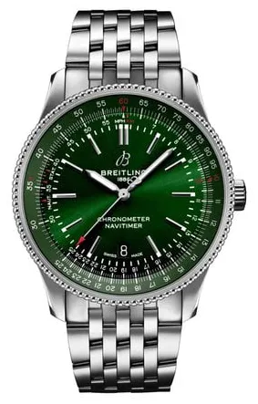 Breitling Navitimer A17326361L1A1 41mm Stainless steel Green