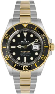 Rolex Sea-Dweller 126603 Yellow gold and Stainless steel Black