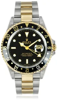 Rolex GMT-Master II 16713 Yellow gold and Stainless steel Black