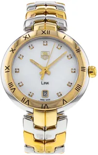 TAG Heuer Link WAT1351.BB0957 Yellow gold and Stainless steel White