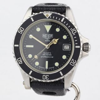 ジャンク　旧ロゴタグホイヤー HEUER 1000 クォーツ 980.013 Heuer 980.013L Stainless steel Black 1985 | Dealer | EveryWatch