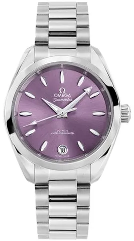 Omega Aqua Terra 220.10.34.20.10.002 34mm Steel Purple
