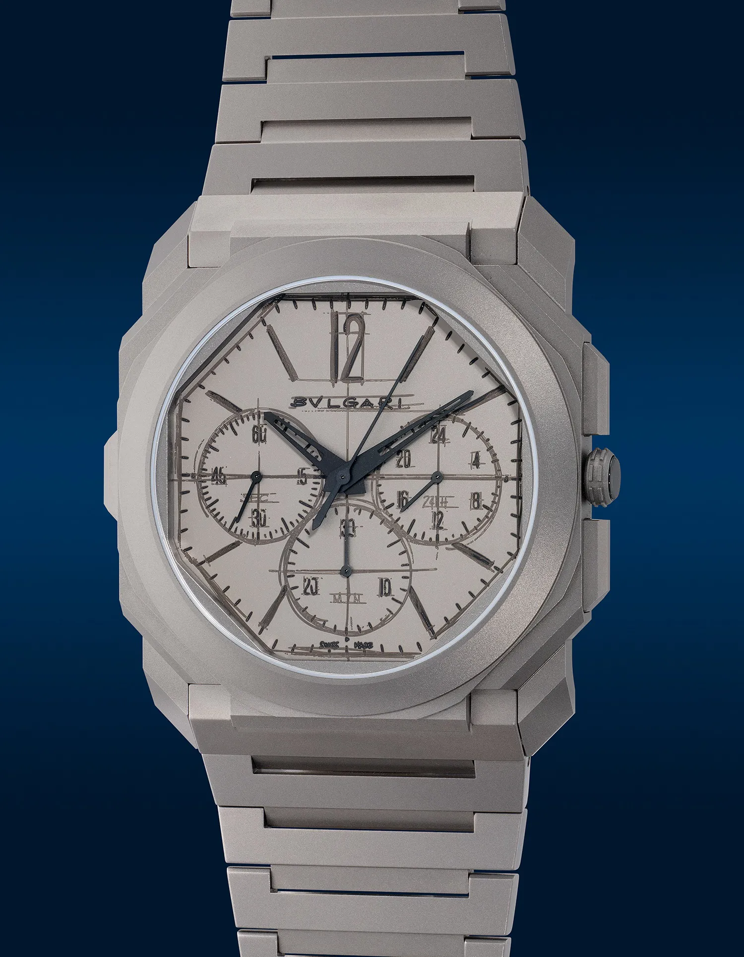 Bulgari Octo Finissimo 103673 42mm Titanium Silver