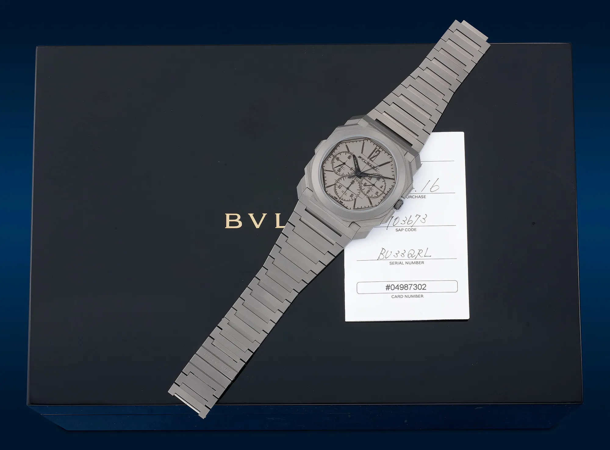 Bulgari Octo Finissimo 103673 42mm Titanium Silver 1