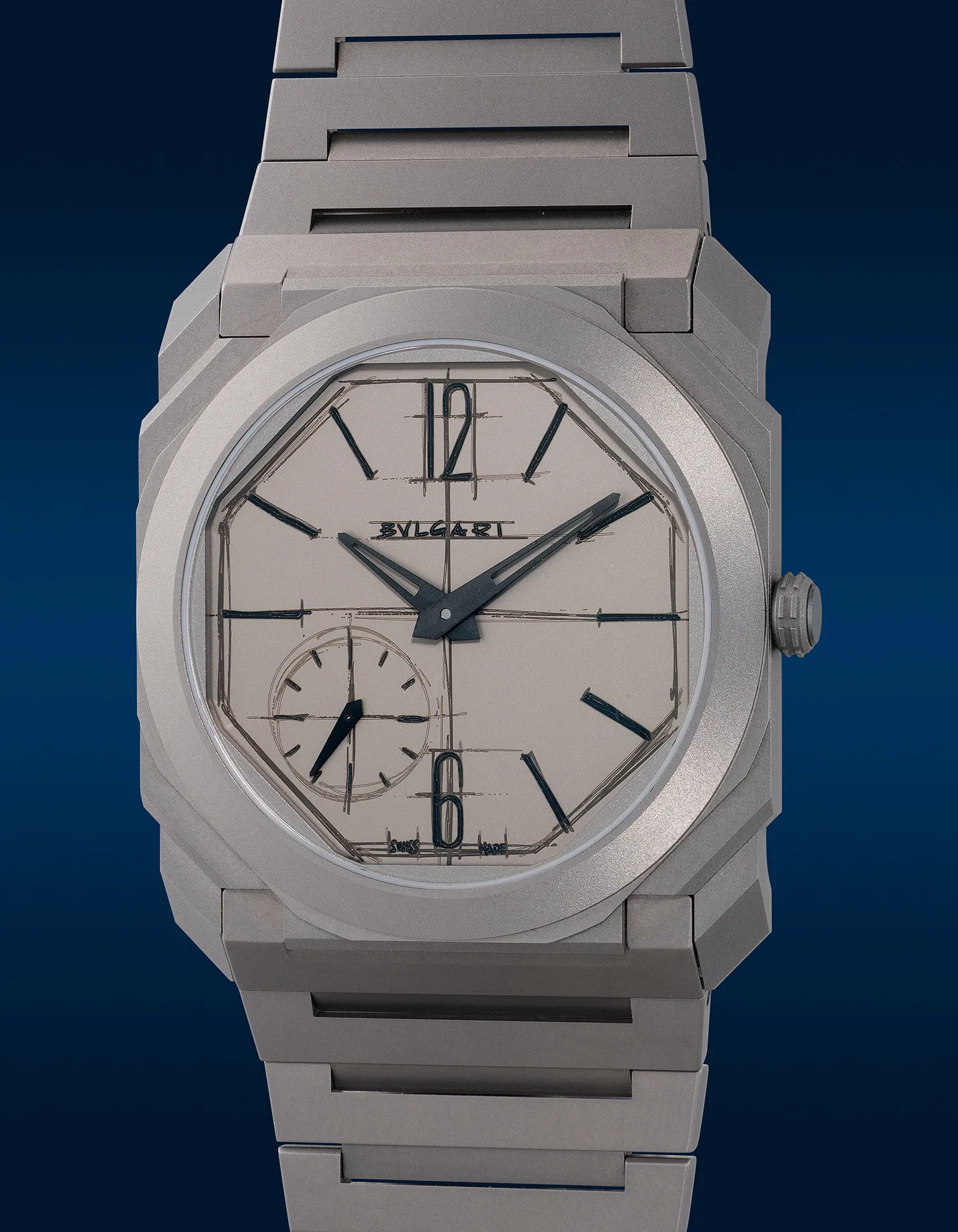 Bulgari Octo Finissimo 103672 40mm Titanium Silver