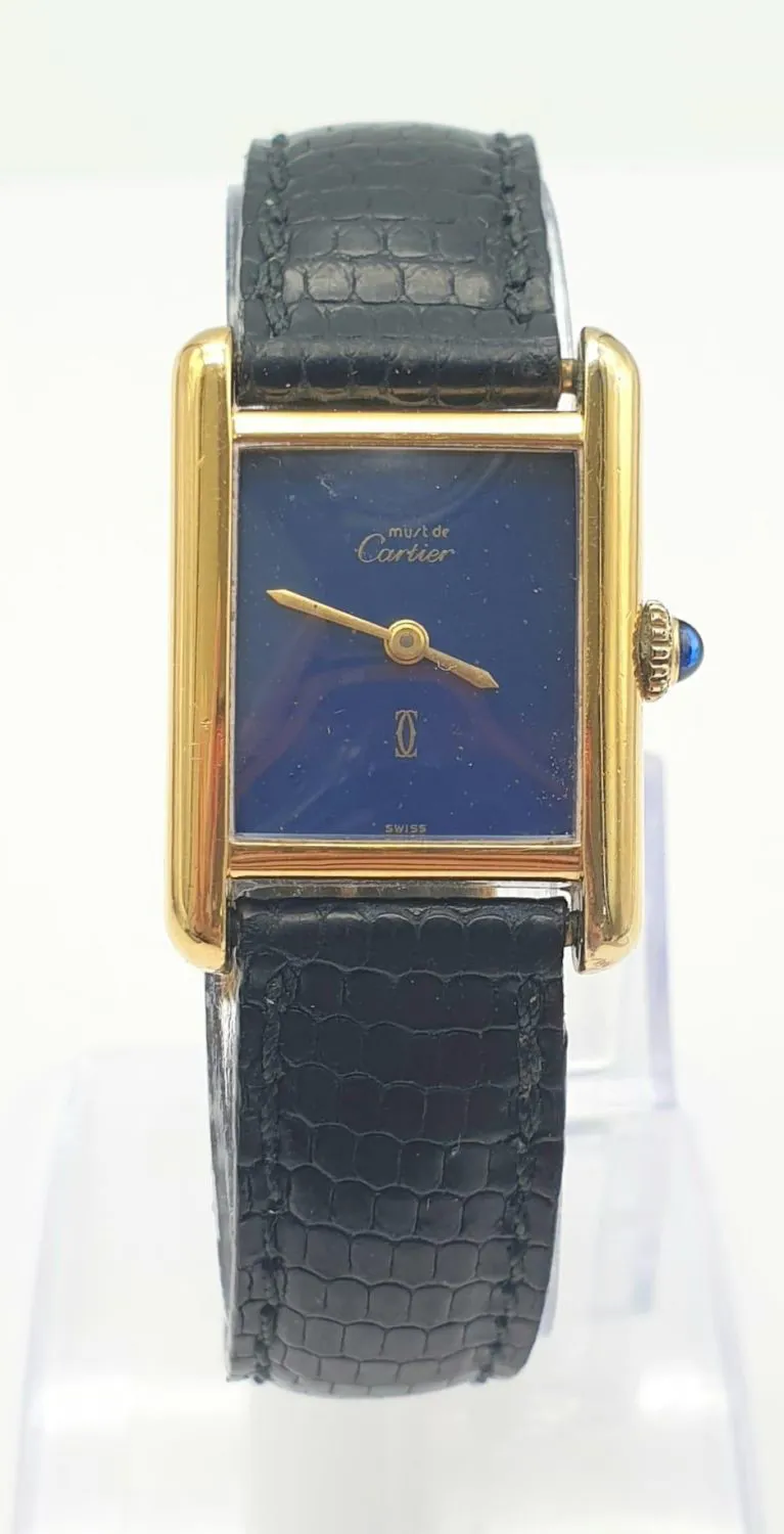 Cartier Must de Cartier 22mm Silver Blue