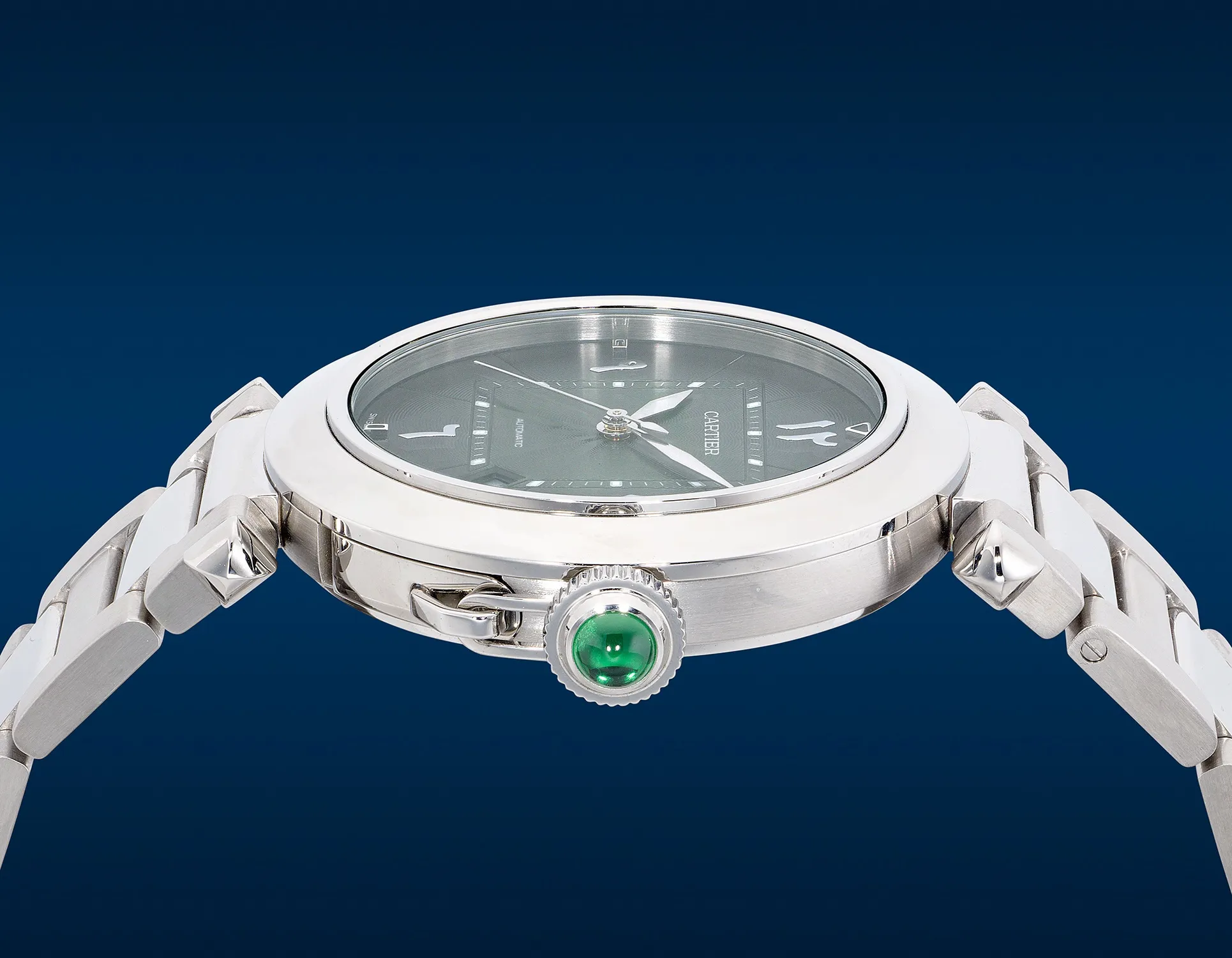 Cartier Pasha WSPA0022 41mm Stainless steel Green 3