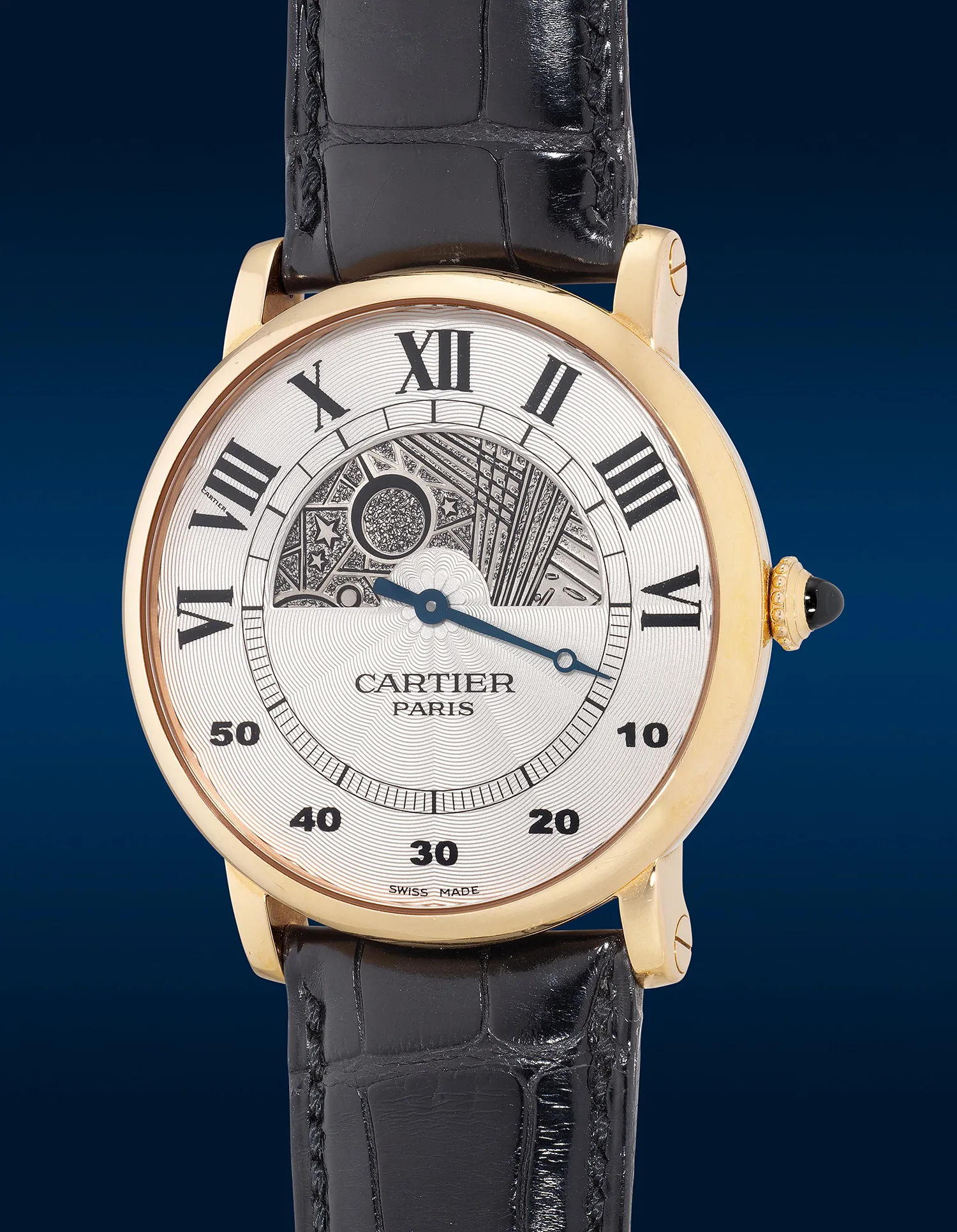 Cartier Rotonde Jour et Nuit CPCP 28721 42mm Rose gold Silver