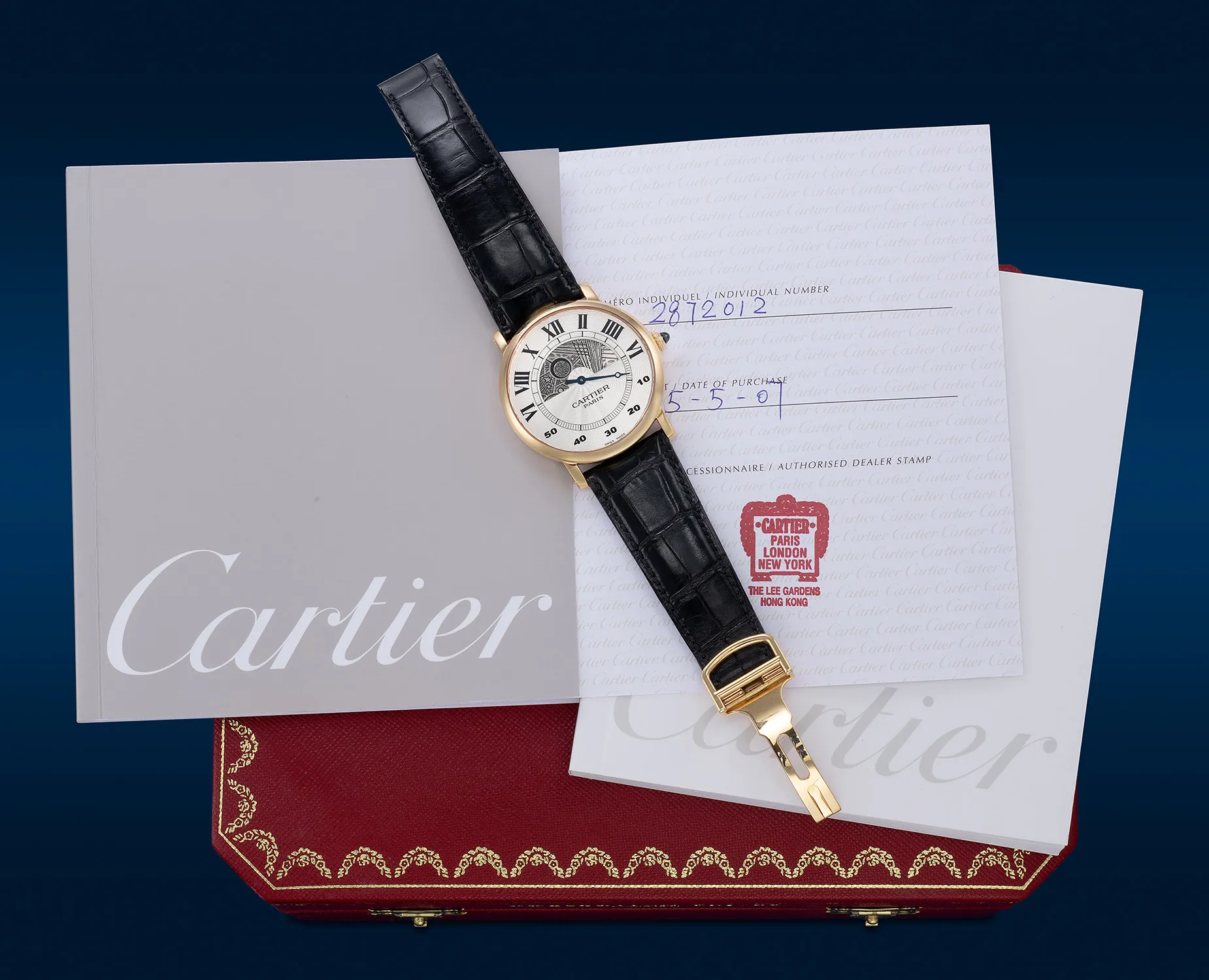 Cartier Rotonde Jour et Nuit CPCP 28721 42mm Rose gold Silver 1