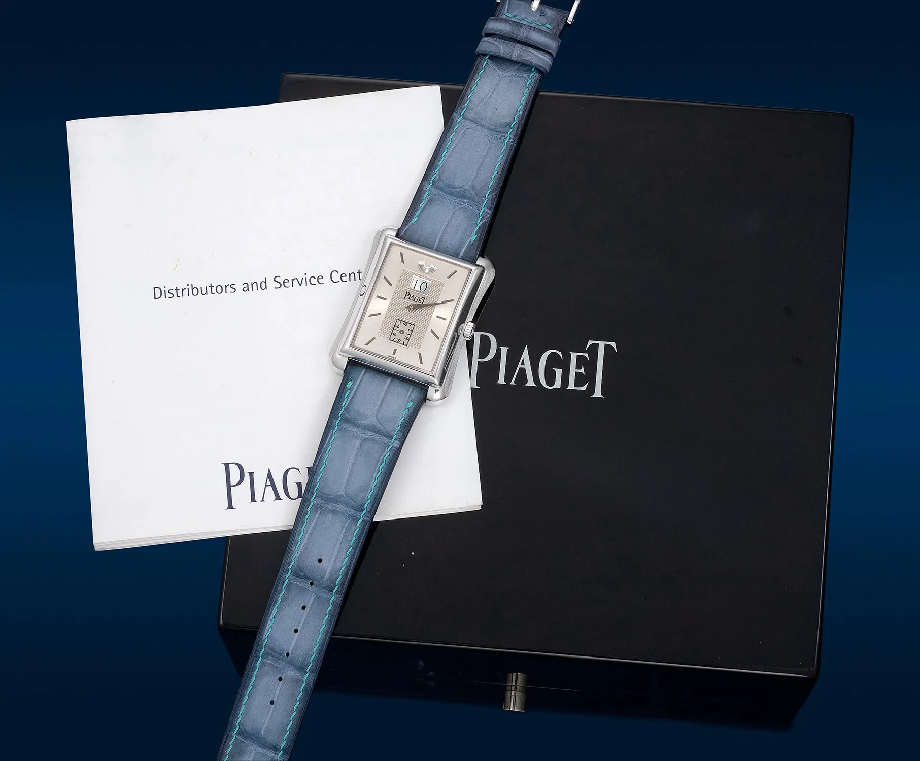 Piaget Emperador 1600 33mm White gold Silver 1