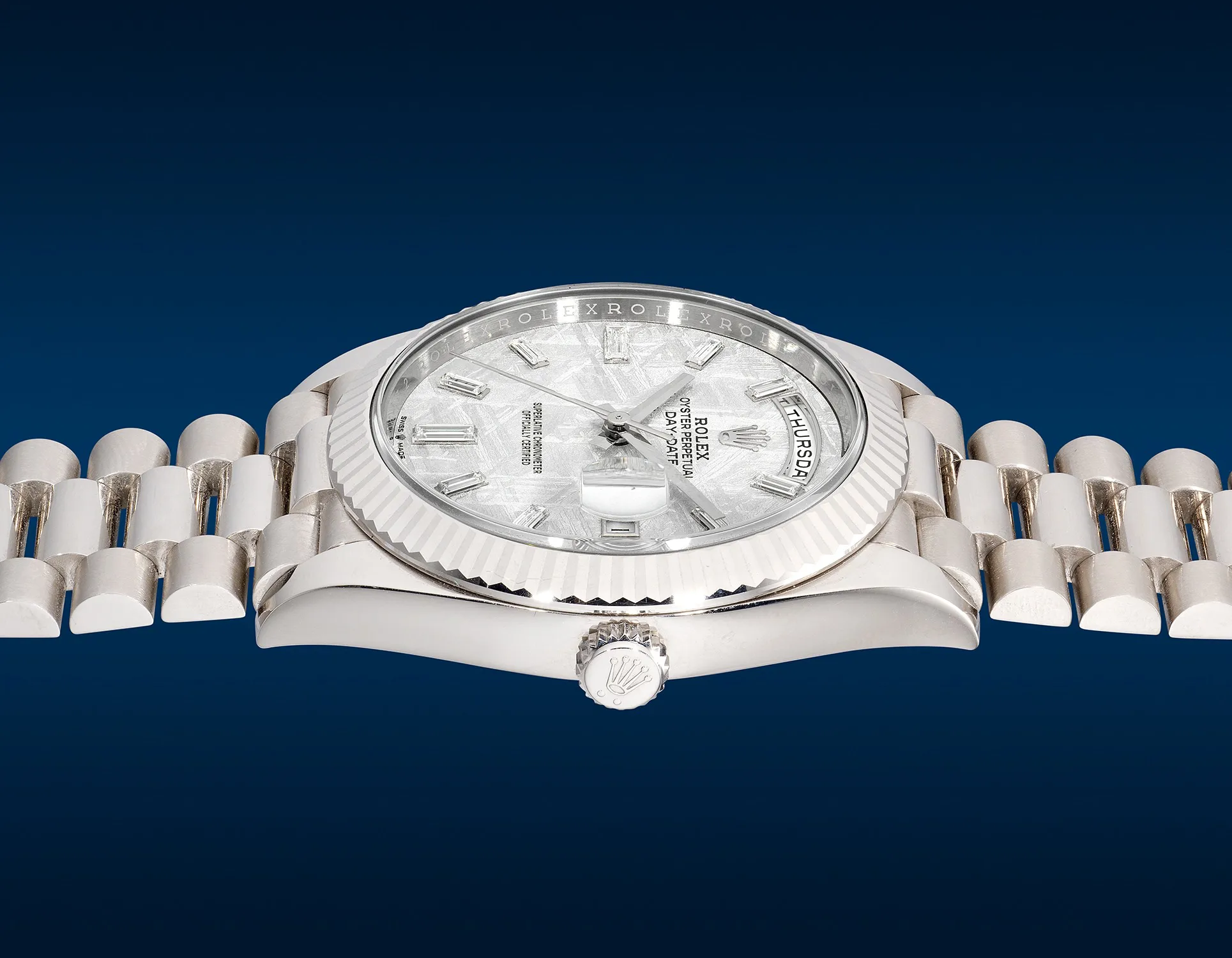 Rolex Day-Date 40 228239 40mm White gold Meteorite 3