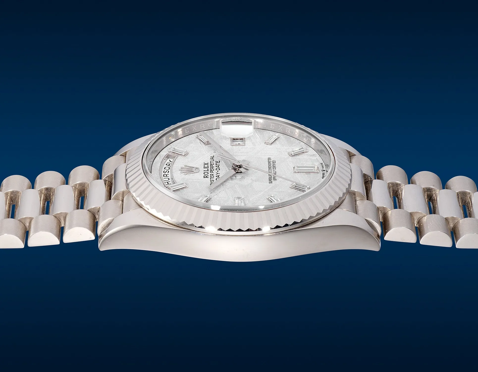 Rolex Day-Date 40 228239 40mm White gold Meteorite 4