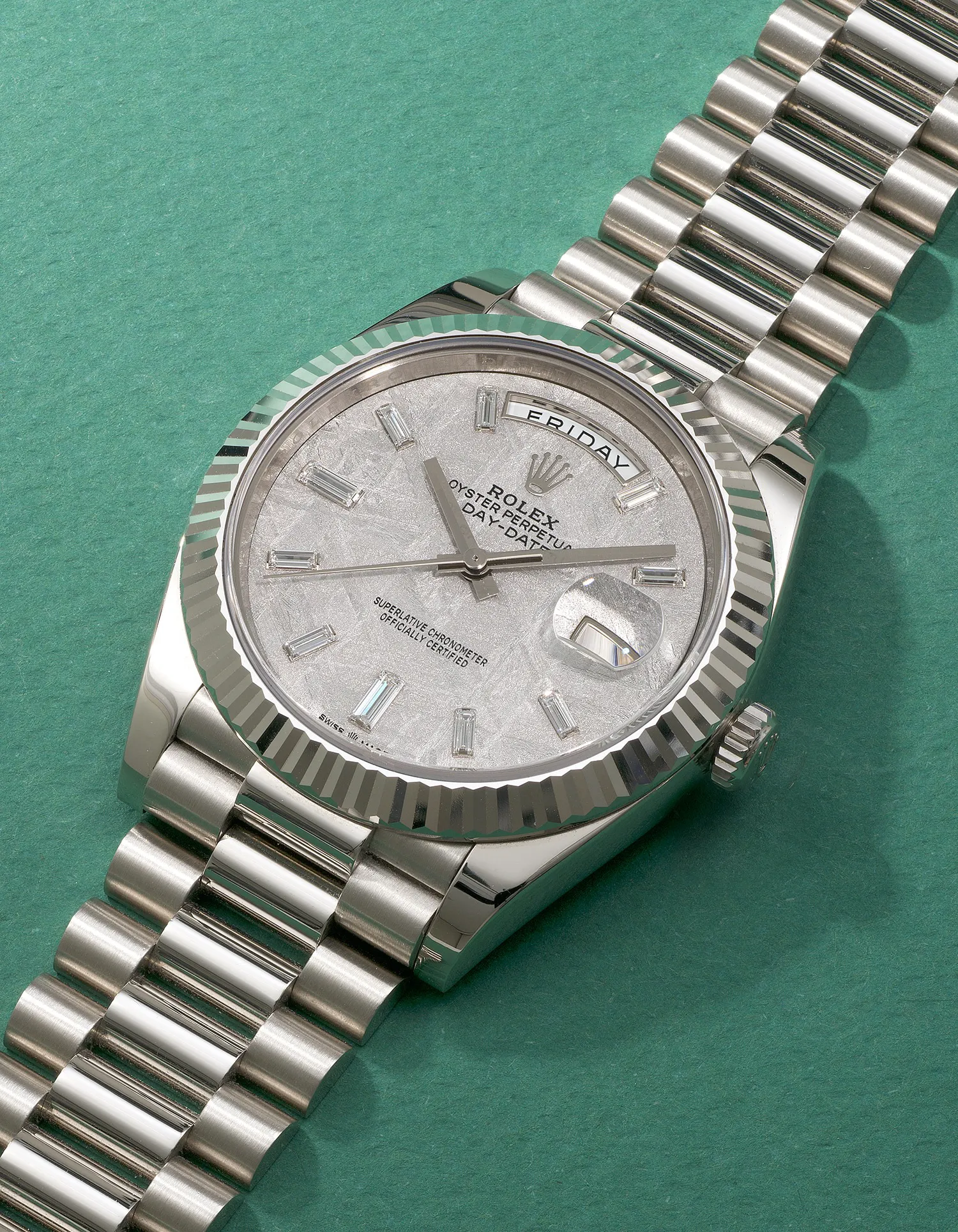 Rolex Day-Date 40 228239 40mm White gold Meteorite 5