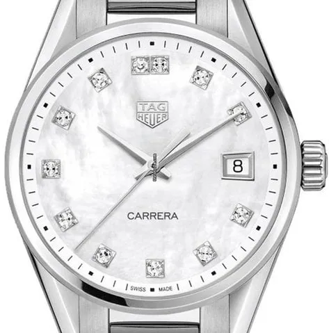 TAG Heuer Carrera Lady WBK1318.BA0652 36mm Stainless steel White