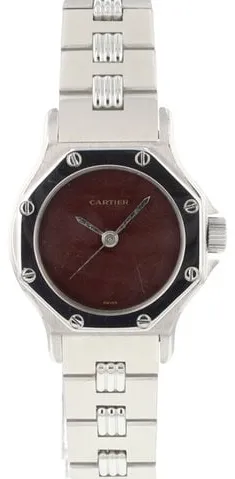 Cartier Santos 0906 23.5mm Stainless steel Red