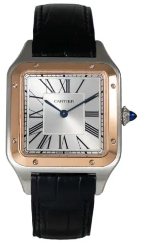 Cartier Santos Dumont W2SA0011 43.5mm Stainless steel Silver