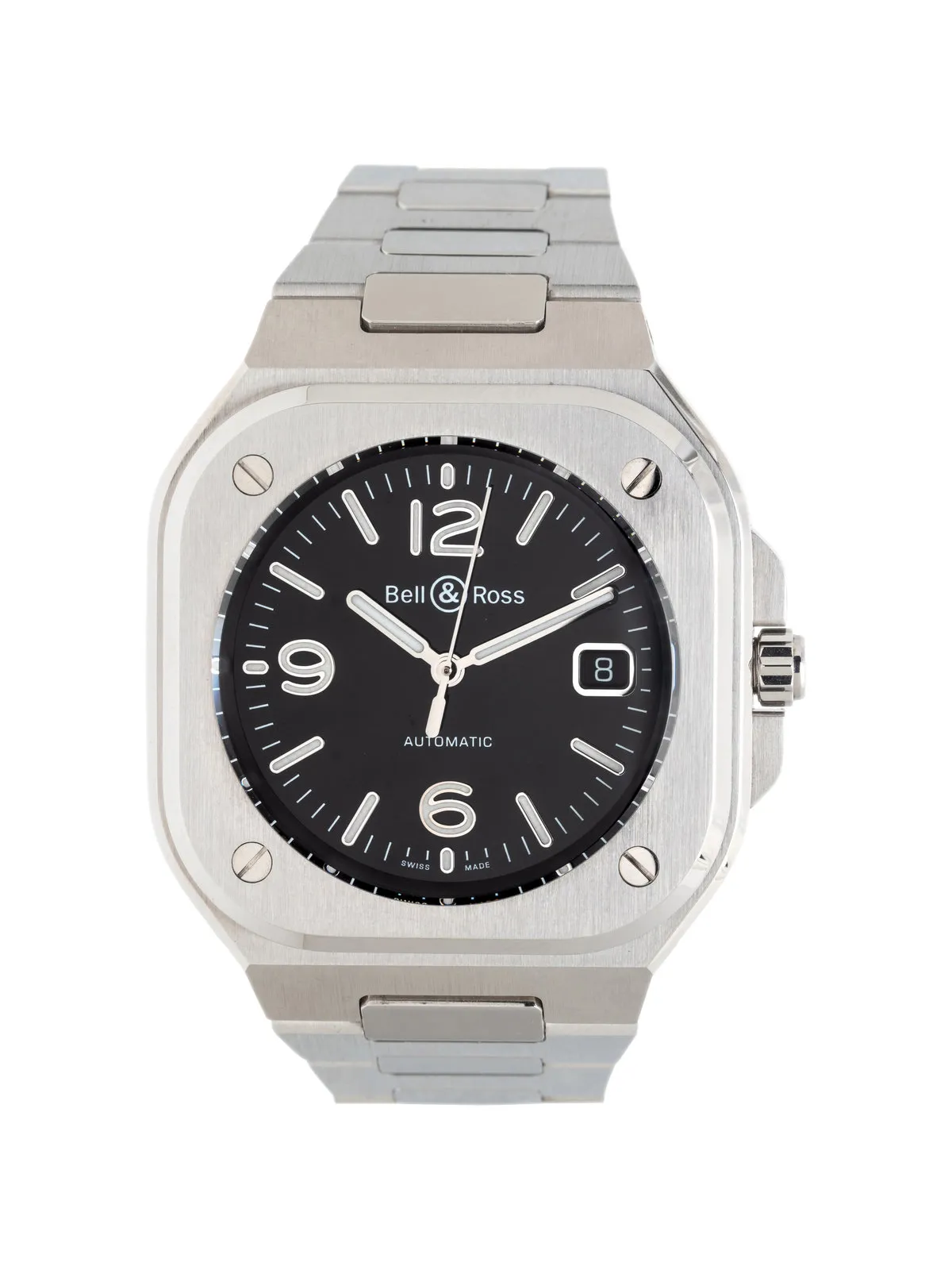 Bell & Ross Instruments BR05A-BL-ST/SST 40mm Stainless steel Black