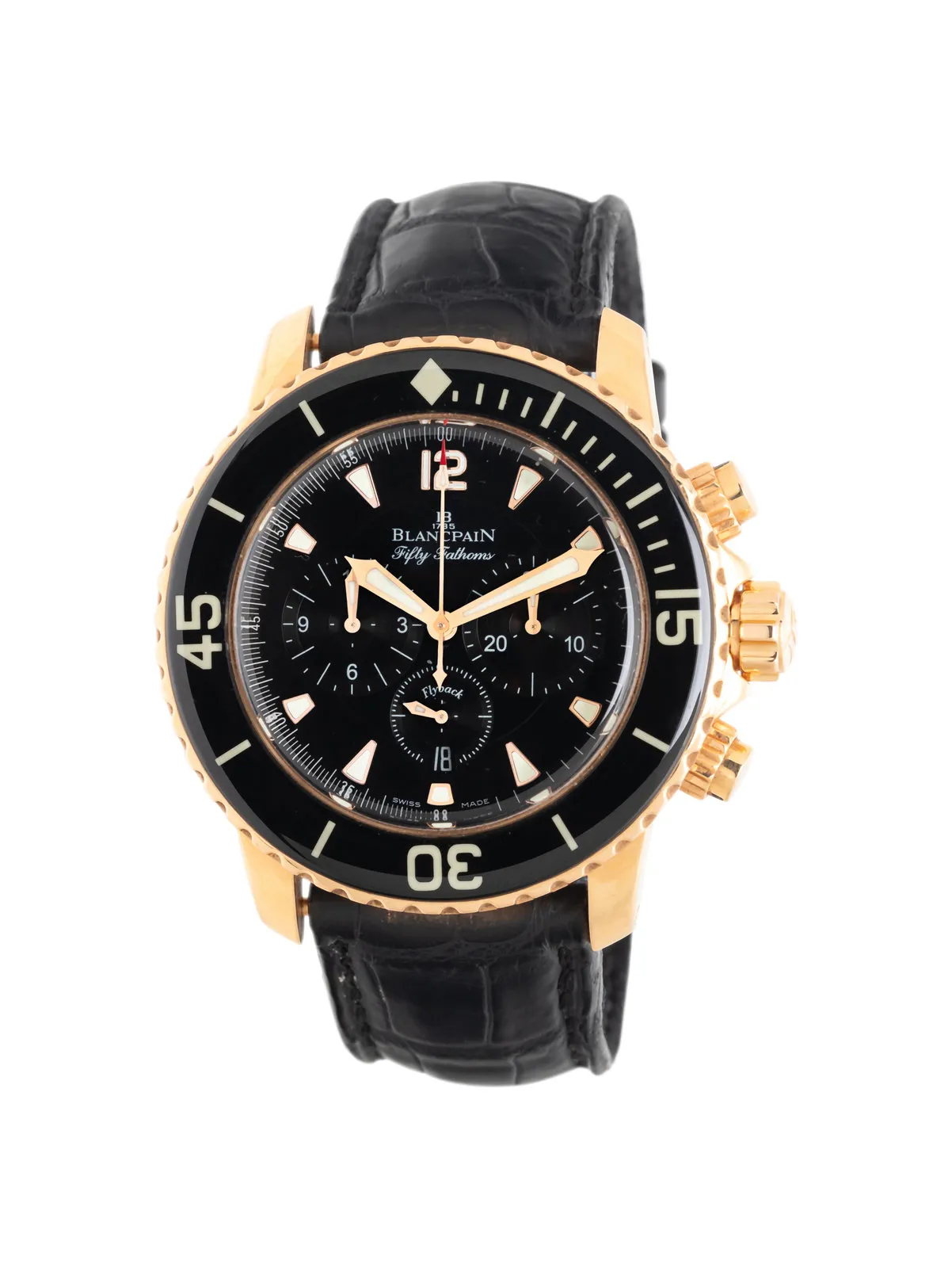 Blancpain Fifty Fathoms 45mm Rose gold Black