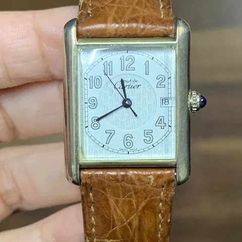 Cartier Tank 2414 25mm Silver White