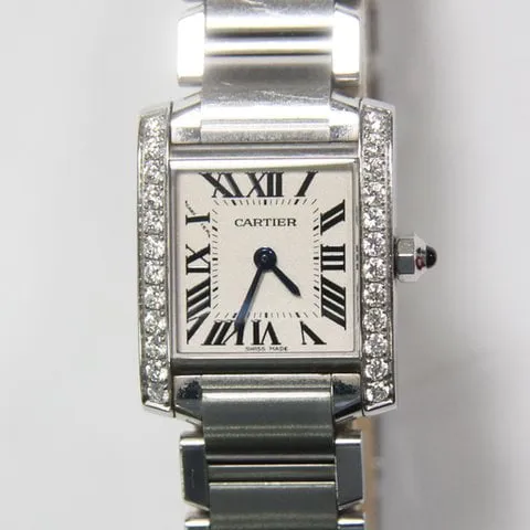 Cartier Tank Française W4TA0008 20mm Stainless steel