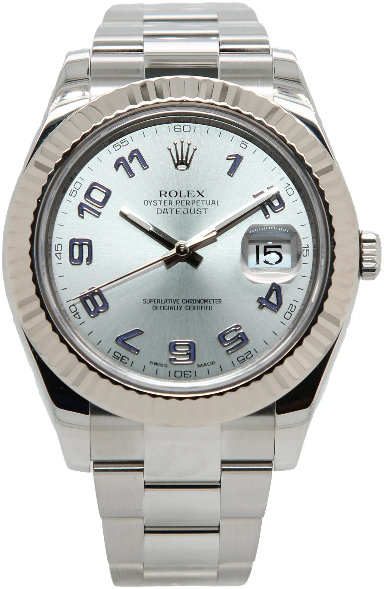 Rolex Datejust II 116334 41mm White gold and Stainless steel