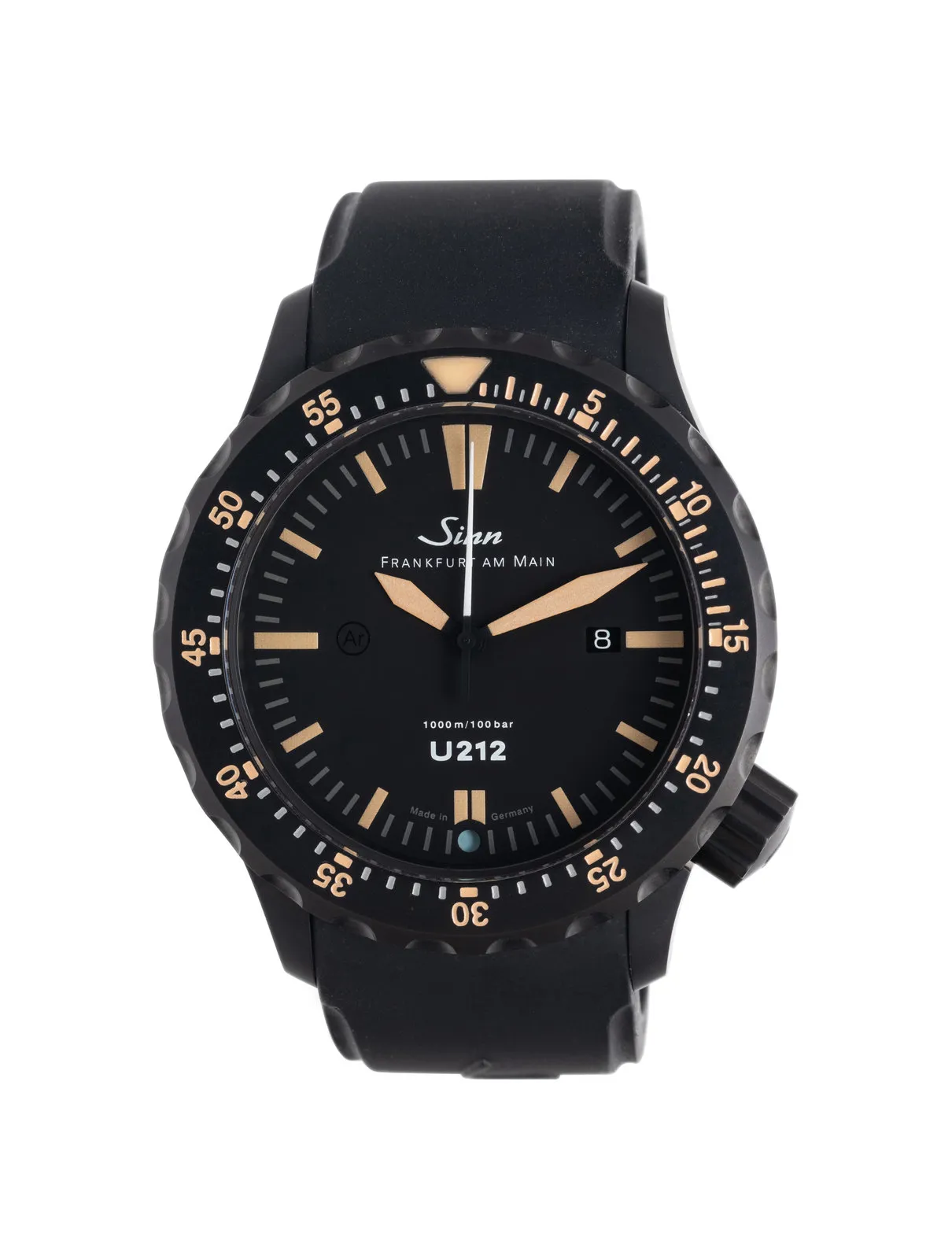 Sinn U212 S E 47mm Stainless steel Black