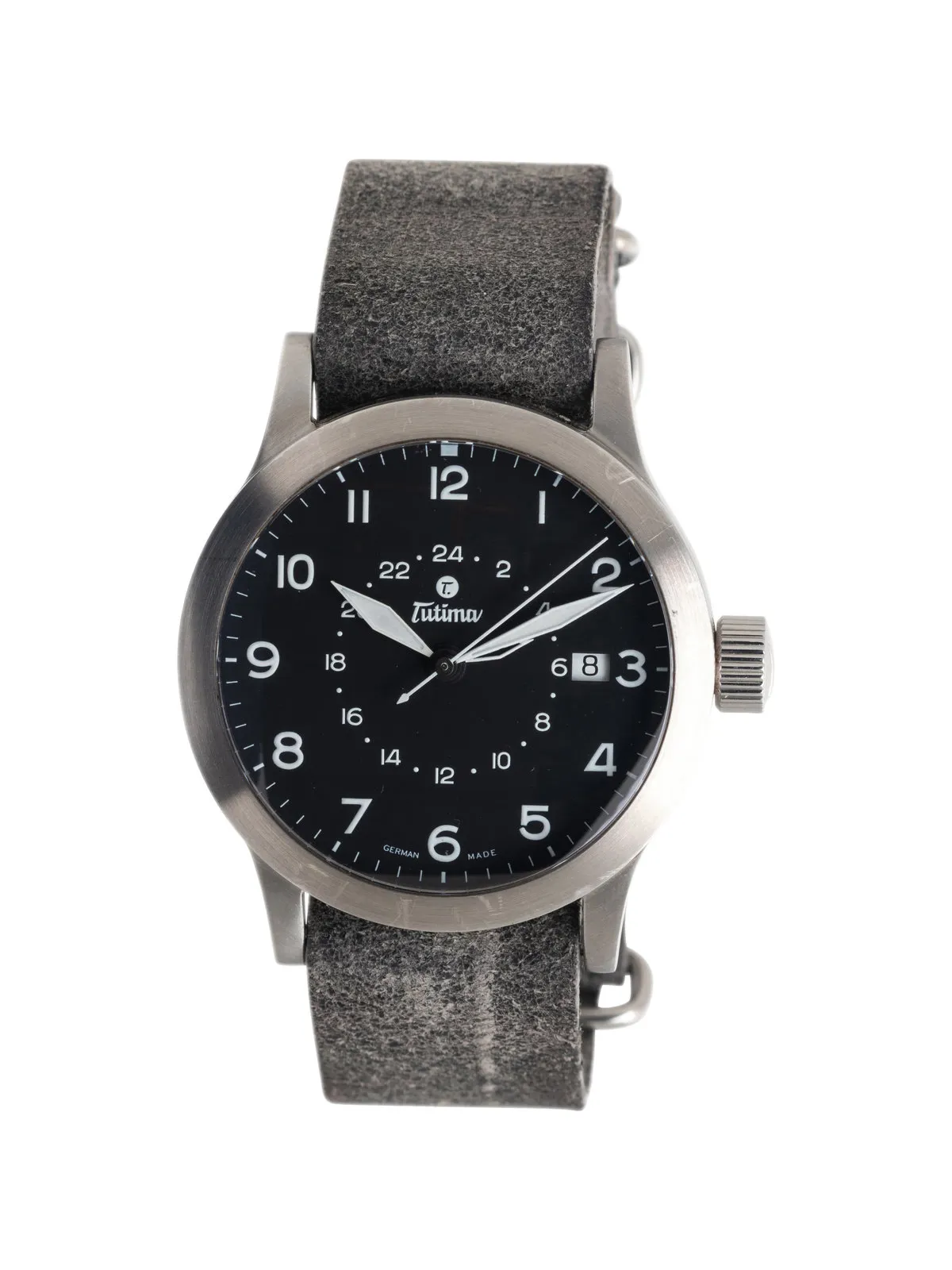 Tutima FX 38mm Stainless steel Black