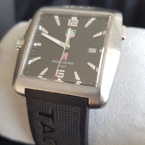 TAG Heuer Professional Golf Watch WAE1110.FT6004 37.5mm Titanium Black