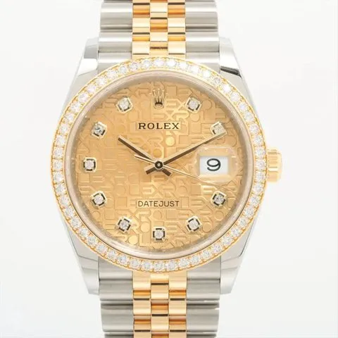 Rolex Datejust 36 126283RBR 36mm Stainless steel Champagne