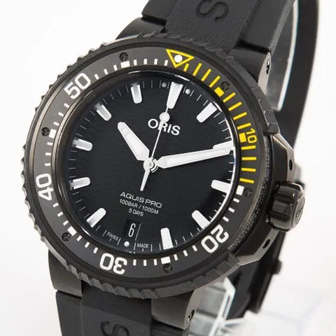 Oris Aquis 01 400 7767 7754-07 426 64BTEB 49.5mm Titanium Black