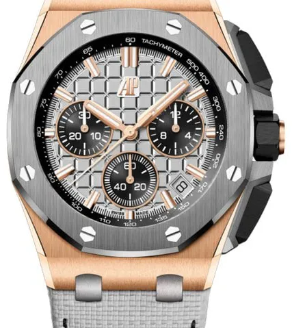 Audemars Piguet Royal Oak Offshore 26420OI.OO.A015VE.01 43mm Rose gold and Titanium and 18k rose gold Gray