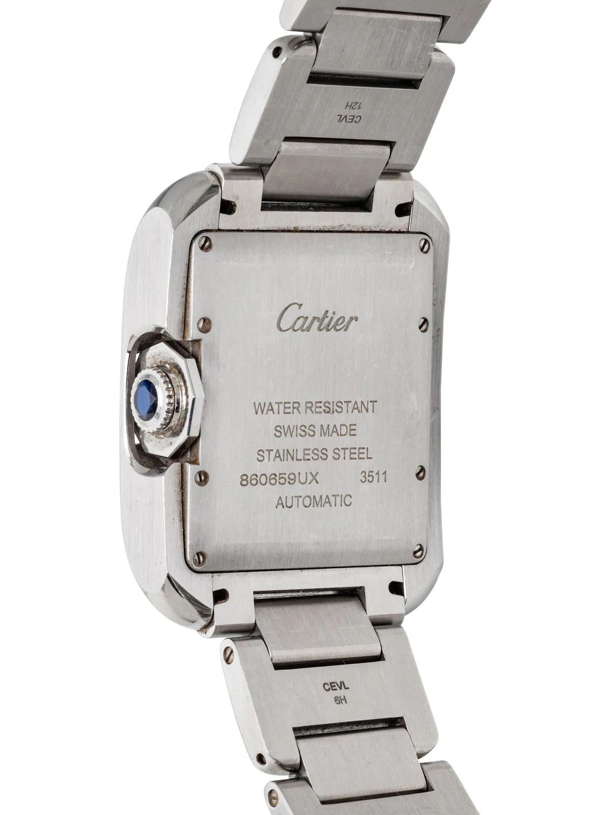 Cartier Tank Anglaise 3511 39mm Stainless steel Silver 2