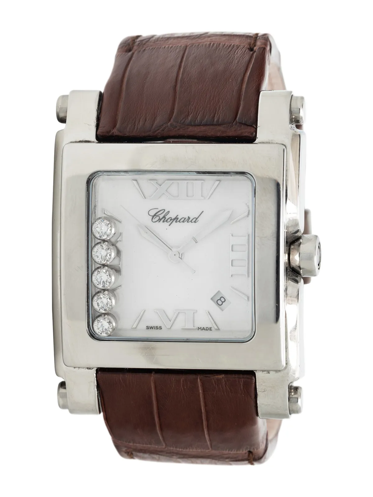 Chopard Happy Sport 35mm Stainless steel White